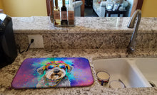Load image into Gallery viewer, Schnauzer Hippie Dawg Dish Drying Mat