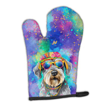 Load image into Gallery viewer, Schnauzer Hippie Dawg Oven Mitt