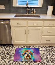 Load image into Gallery viewer, Schnauzer Hippie Dawg Memory Foam Kitchen Mat