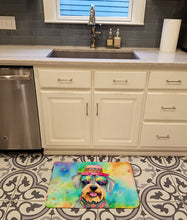 Load image into Gallery viewer, Schnauzer Hippie Dawg Memory Foam Kitchen Mat
