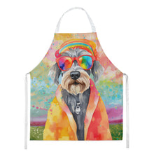 Load image into Gallery viewer, Schnauzer Hippie Dawg Apron – Artist-Designed Kitchen, BBQ &amp; Craft Apron