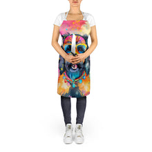 Load image into Gallery viewer, Scottish Terrier Hippie Dawg Apron – Artist-Designed Kitchen, BBQ &amp; Craft Apron