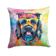 Load image into Gallery viewer, Scottish Terrier Hippie Dawg Fabric Decorative Pillow