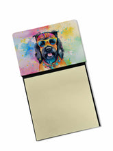Load image into Gallery viewer, Scottish Terrier Hippie Dawg Sticky Note Holder- Refiilable Desk Accessory Note Pad