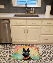Load image into Gallery viewer, Scottish Terrier Hippie Dawg Memory Foam Kitchen Mat