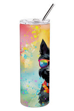 Load image into Gallery viewer, Scottish Terrier Hippie Dawg Stainless Steel Skinny Tumbler