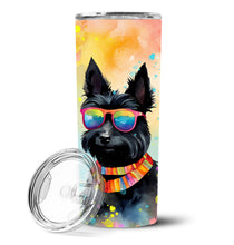Load image into Gallery viewer, Scottish Terrier Hippie Dawg Stainless Steel Skinny Tumbler