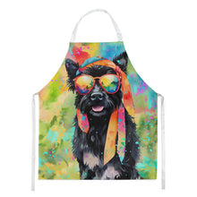 Load image into Gallery viewer, Scottish Terrier Hippie Dawg Apron – Artist-Designed Kitchen, BBQ &amp; Craft Apron