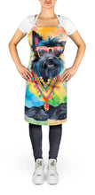 Load image into Gallery viewer, Scottish Terrier Hippie Dawg Apron – Artist-Designed Kitchen, BBQ &amp; Craft Apron