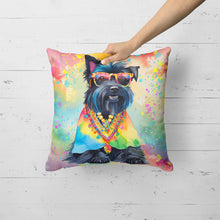 Load image into Gallery viewer, Scottish Terrier Hippie Dawg Fabric Decorative Pillow