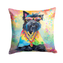 Load image into Gallery viewer, Scottish Terrier Hippie Dawg Fabric Decorative Pillow
