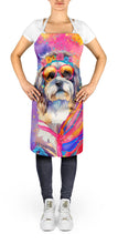 Load image into Gallery viewer, Shih Tzu Hippie Dawg Apron – Artist-Designed Kitchen, BBQ &amp; Craft Apron