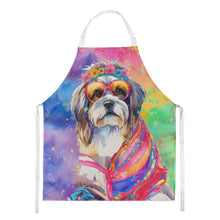 Load image into Gallery viewer, Shih Tzu Hippie Dawg Apron – Artist-Designed Kitchen, BBQ &amp; Craft Apron