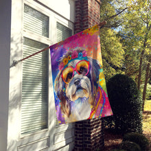 Load image into Gallery viewer, Shih Tzu Hippie Dawg House Flag