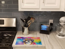 Load image into Gallery viewer, Shih Tzu Hippie Dawg Glass Cutting Boards – Durable, Decorative Kitchen Art Large