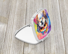Load image into Gallery viewer, Shih Tzu Hippie Dawg Compact Mirror – Stylish Purse Mirror with Artistic Covers