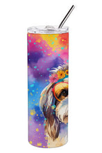 Load image into Gallery viewer, Shih Tzu Hippie Dawg Stainless Steel Skinny Tumbler