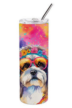 Load image into Gallery viewer, Shih Tzu Hippie Dawg Stainless Steel Skinny Tumbler