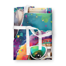 Load image into Gallery viewer, Shih Tzu Hippie Dawg Apron – Artist-Designed Kitchen, BBQ &amp; Craft Apron