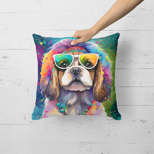 Load image into Gallery viewer, Shih Tzu Hippie Dawg Fabric Decorative Pillow
