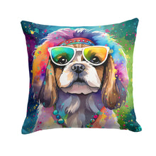 Load image into Gallery viewer, Shih Tzu Hippie Dawg Fabric Decorative Pillow