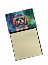 Load image into Gallery viewer, Shih Tzu Hippie Dawg Sticky Note Holder- Refiilable Desk Accessory Note Pad