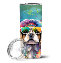 Load image into Gallery viewer, Shih Tzu Hippie Dawg Stainless Steel Skinny Tumbler