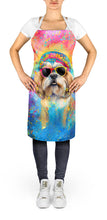 Load image into Gallery viewer, Shih Tzu Hippie Dawg Apron – Artist-Designed Kitchen, BBQ &amp; Craft Apron