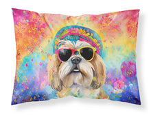 Load image into Gallery viewer, Shih Tzu Hippie Dawg Standard Pillowcase – Artistic Decorative Front, White Back