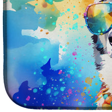 Load image into Gallery viewer, Siberian Husky Hippie Dawg Dish Drying Mat