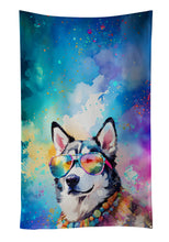 Load image into Gallery viewer, Siberian Husky Hippie Dawg Kitchen Towel