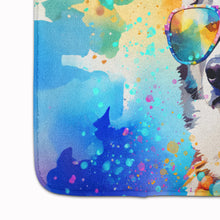 Load image into Gallery viewer, Siberian Husky Hippie Dawg Memory Foam Kitchen Mat
