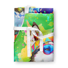 Load image into Gallery viewer, Siberian Husky Hippie Dawg Apron – Artist-Designed Kitchen, BBQ &amp; Craft Apron