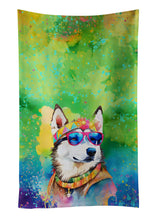 Load image into Gallery viewer, Siberian Husky Hippie Dawg Kitchen Towel