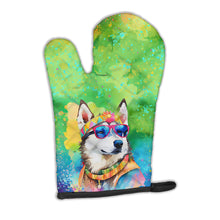 Load image into Gallery viewer, Siberian Husky Hippie Dawg Oven Mitt