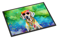 Load image into Gallery viewer, Weimaraner Hippie Dawg Doormat - 24x36 Decorative Floor Mat – Indoor/Outdoor Rug with Artistic Flair