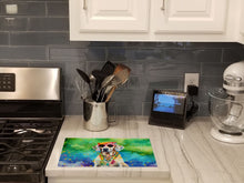 Load image into Gallery viewer, Weimaraner Hippie Dawg Glass Cutting Boards – Durable, Decorative Kitchen Art Large