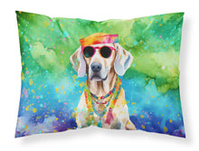 Load image into Gallery viewer, Weimaraner Hippie Dawg Standard Pillowcase – Artistic Decorative Front, White Back