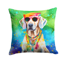 Load image into Gallery viewer, Weimaraner Hippie Dawg Fabric Decorative Pillow