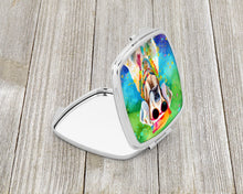 Load image into Gallery viewer, Weimaraner Hippie Dawg Compact Mirror – Stylish Purse Mirror with Artistic Covers