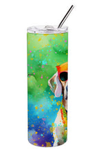 Load image into Gallery viewer, Weimaraner Hippie Dawg Stainless Steel Skinny Tumbler