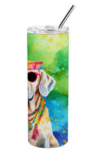 Load image into Gallery viewer, Weimaraner Hippie Dawg Stainless Steel Skinny Tumbler