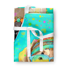Load image into Gallery viewer, Weimaraner Hippie Dawg Apron – Artist-Designed Kitchen, BBQ &amp; Craft Apron