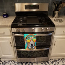 Load image into Gallery viewer, Weimaraner Hippie Dawg Kitchen Towel