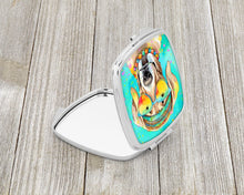 Load image into Gallery viewer, Weimaraner Hippie Dawg Compact Mirror – Stylish Purse Mirror with Artistic Covers