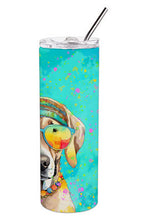 Load image into Gallery viewer, Weimaraner Hippie Dawg Stainless Steel Skinny Tumbler