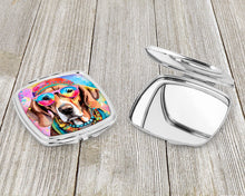 Load image into Gallery viewer, Weimaraner Hippie Dawg Compact Mirror – Stylish Purse Mirror with Artistic Covers