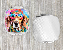 Load image into Gallery viewer, Weimaraner Hippie Dawg Compact Mirror – Stylish Purse Mirror with Artistic Covers