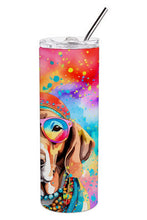 Load image into Gallery viewer, Weimaraner Hippie Dawg Stainless Steel Skinny Tumbler
