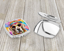 Load image into Gallery viewer, Weimaraner Hippie Dawg Compact Mirror – Stylish Purse Mirror with Artistic Covers
